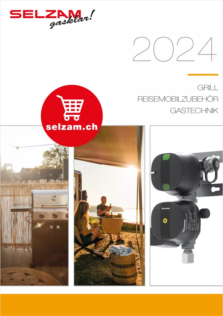 SELZAM Katalog 2024 Grill | Reisemobilzubehör | Gastechnik